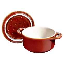 Mini Cocotte 10 cm, Rond(e), Cuivre antique, Céramique