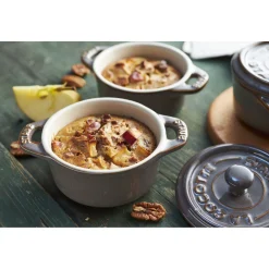 Mini Cocotte 10 cm, Rond(e), Gris antique, Céramique