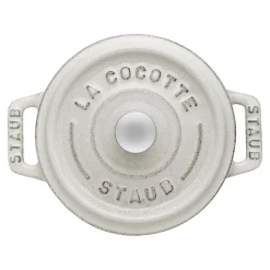 Mini Cocotte 10 cm, Rond(e), Truffe blanche, Fonte