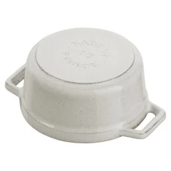 Mini Cocotte 10 cm, Rond(e), Truffe blanche, Fonte