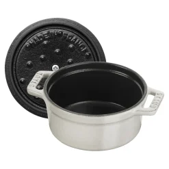 Mini Cocotte 10 cm, Rond(e), Truffe blanche, Fonte