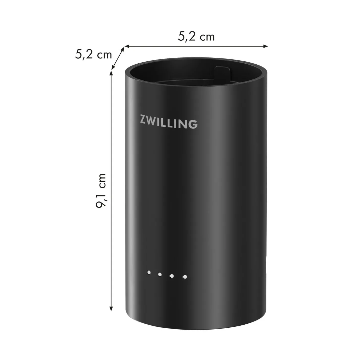 Mixeur plongeant sans fil avec balance digitale et hachoir, 5-pcs, noir