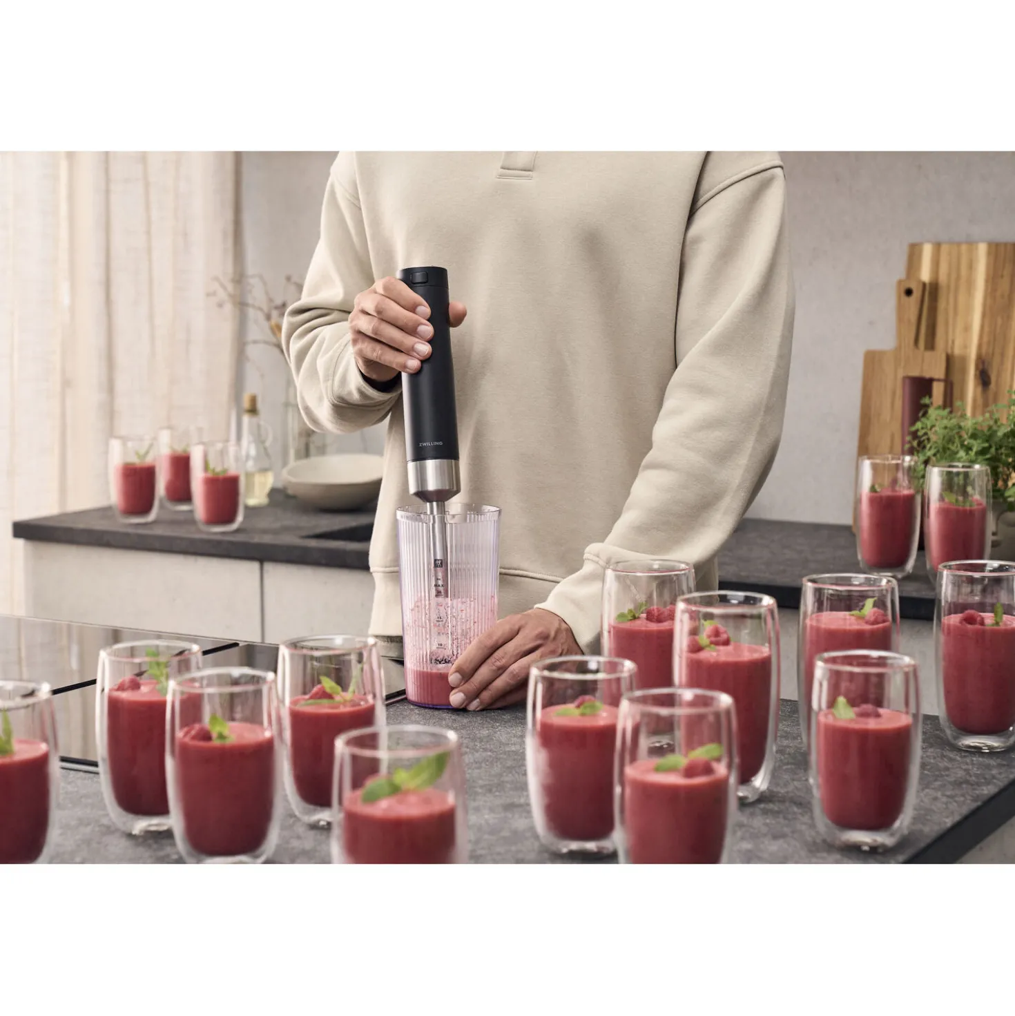 Mixeur plongeant sans fil, Kit de démarrage avec batterie