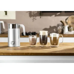 Mousseur à lait, 400 ml, Argent