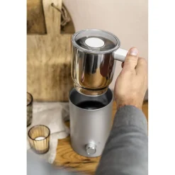 Mousseur à lait, 400 ml, Argent