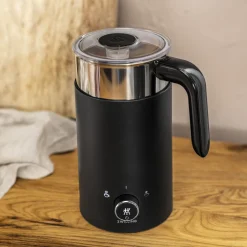 Mousseur à lait, 400 ml, Noir mat