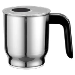 Mousseur à lait, 400 ml, Noir mat