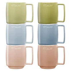 Mugs macaron 350 ml / 6-pcs