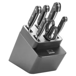 7-pcs, Bloc de couteaux, Anthracite