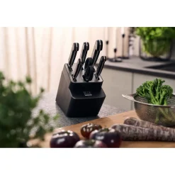 7-pcs, Bloc de couteaux, Anthracite