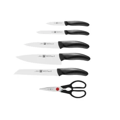 7-pcs, Bloc de couteaux, Anthracite