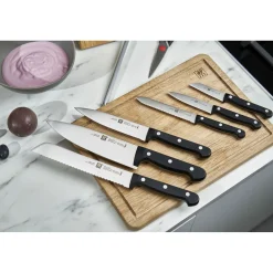 9-pcs, Bloc de couteaux, Anthracite