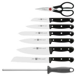 9-pcs, Bloc de couteaux, Anthracite