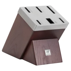 7-pcs, Bloc de couteaux, Brun