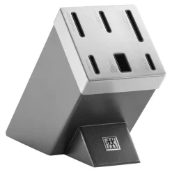 7-pcs, Bloc de couteaux, Noir mat
