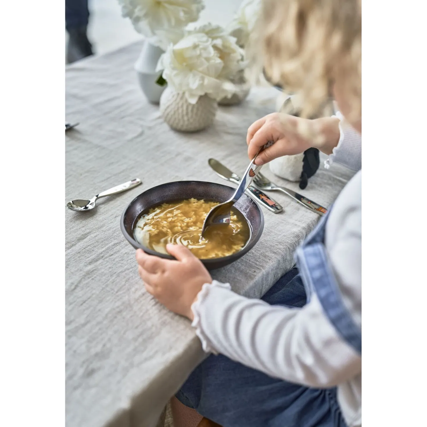 4-pcs, Couverts pour enfants, Argent