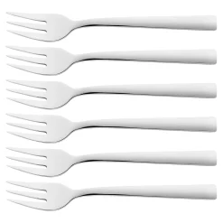 6-pcs, Fourchettes à g&acirc;teau