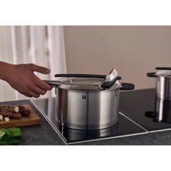 5-pcs, Set de casseroles, Argent