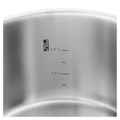 5-pcs, Set de casseroles, Argent