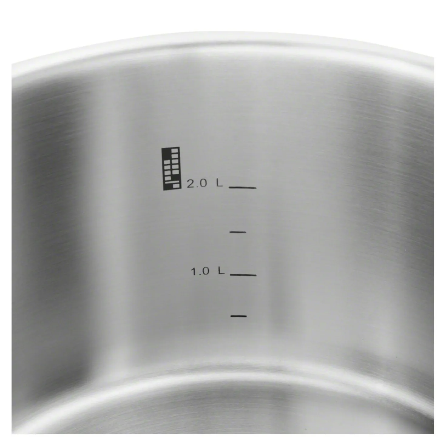 5-pcs, Set de casseroles, Argent