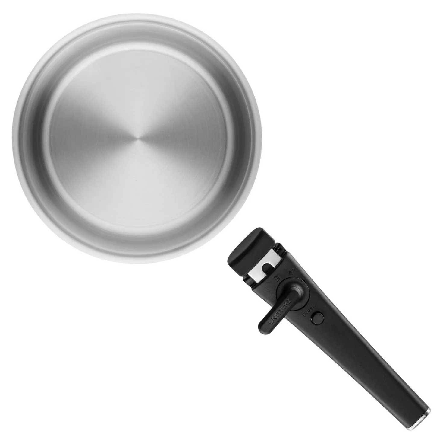5-pcs, Set de casseroles, Argent