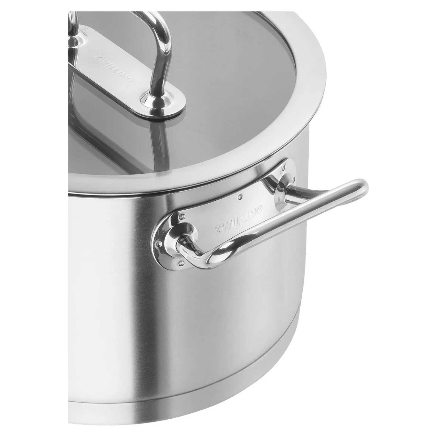 5-pcs, Set de casseroles, Argent
