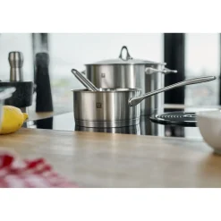 5-pcs, Set de casseroles, Argent