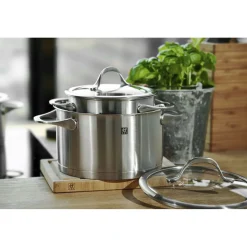 5-pcs, Set de casseroles, Argent