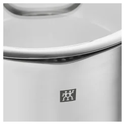 3-pcs, Set de casseroles, Argent
