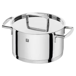 5-pcs, Set de casseroles, Argent