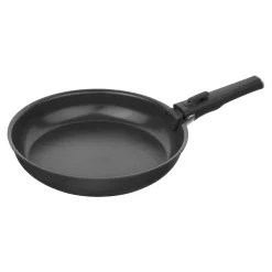 3-pcs, Set de poêles, Noir mat