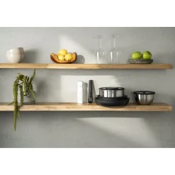 3-pcs, Set de poêles, Noir mat