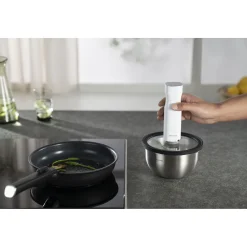 3-pcs, Set de poêles, Noir mat