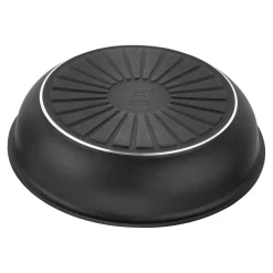 3-pcs, Set de poêles, Noir mat