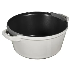 2-pcs, Set empilable, Truffe blanche