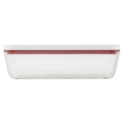 Plat sous vide, Verre, Rouge