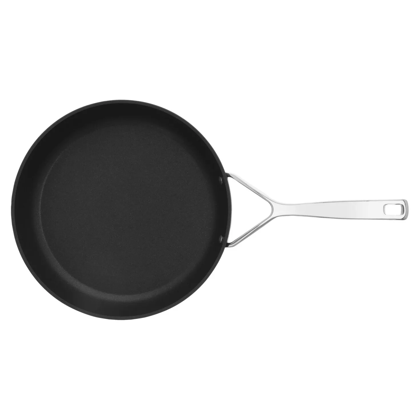 Poêle 28 cm, Aluminium, Noir argenté