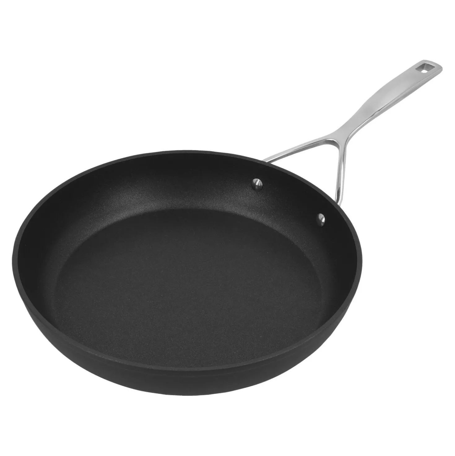 Poêle 28 cm, Aluminium, Noir argenté