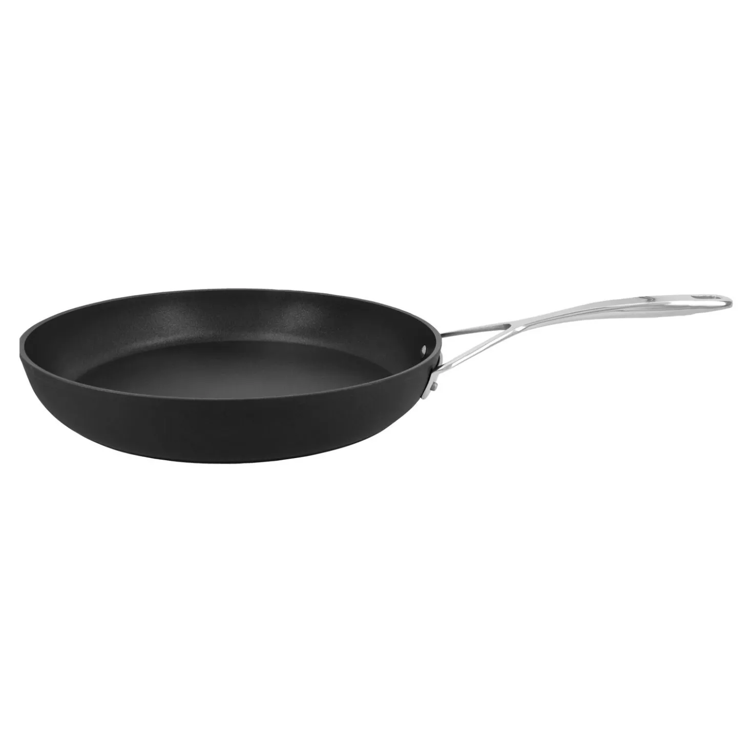Poêle 32 cm, Aluminium, Noir argenté