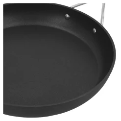 Poêle 32 cm, Aluminium, Noir argenté