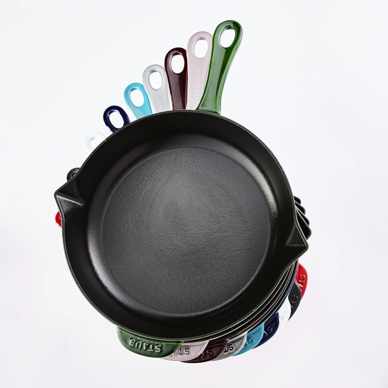 Poêle 26 cm, Fonte, Noir mat