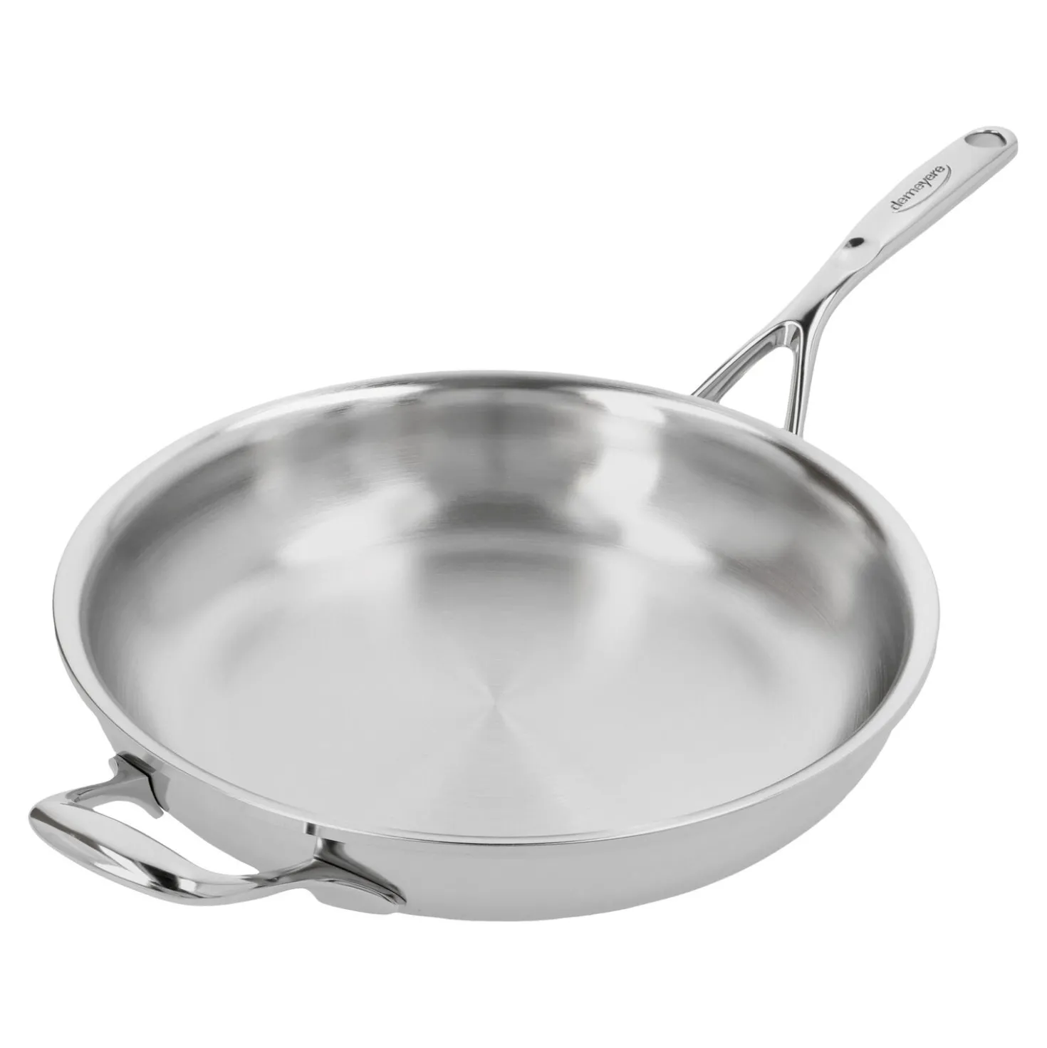 Poêle 28 cm, Inox 18/10, Argent