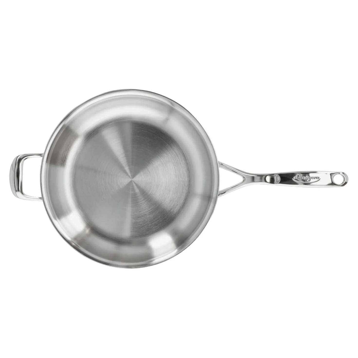 Poêle 28 cm, Inox 18/10, Argent