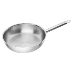Poêle 28 cm, Inox 18/10, Argent