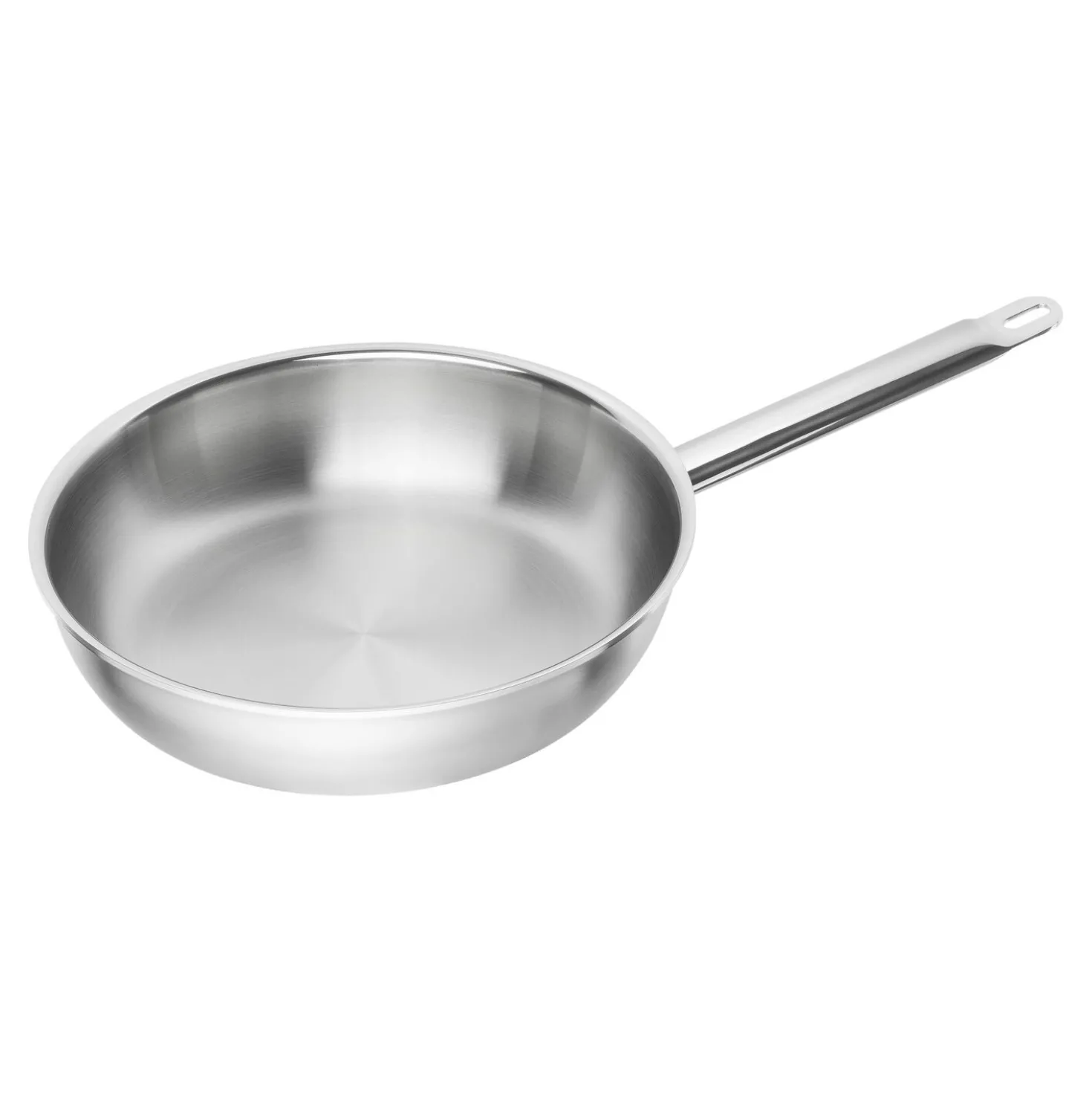 Poêle 28 cm, Inox 18/10, Argent