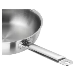 Poêle 28 cm, Inox 18/10, Argent