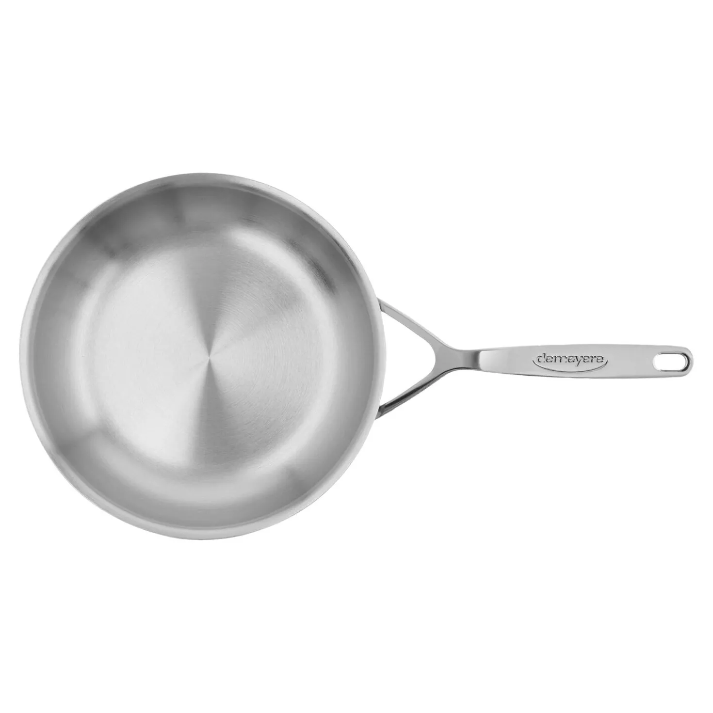 Poêle 24 cm, Inox 18/10, Argent