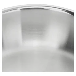 Poêle 24 cm, Inox 18/10, Argent