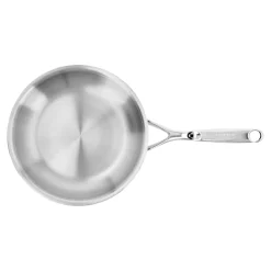 Poêle 24 cm, Inox 18/10, Argent