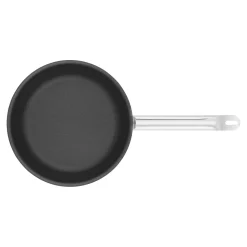 Poêle 26 cm, Inox 18/10, Noir argenté